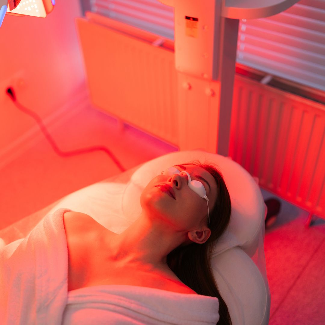 Photobiomodulation à l'institut de beauté Solvay à Liège
